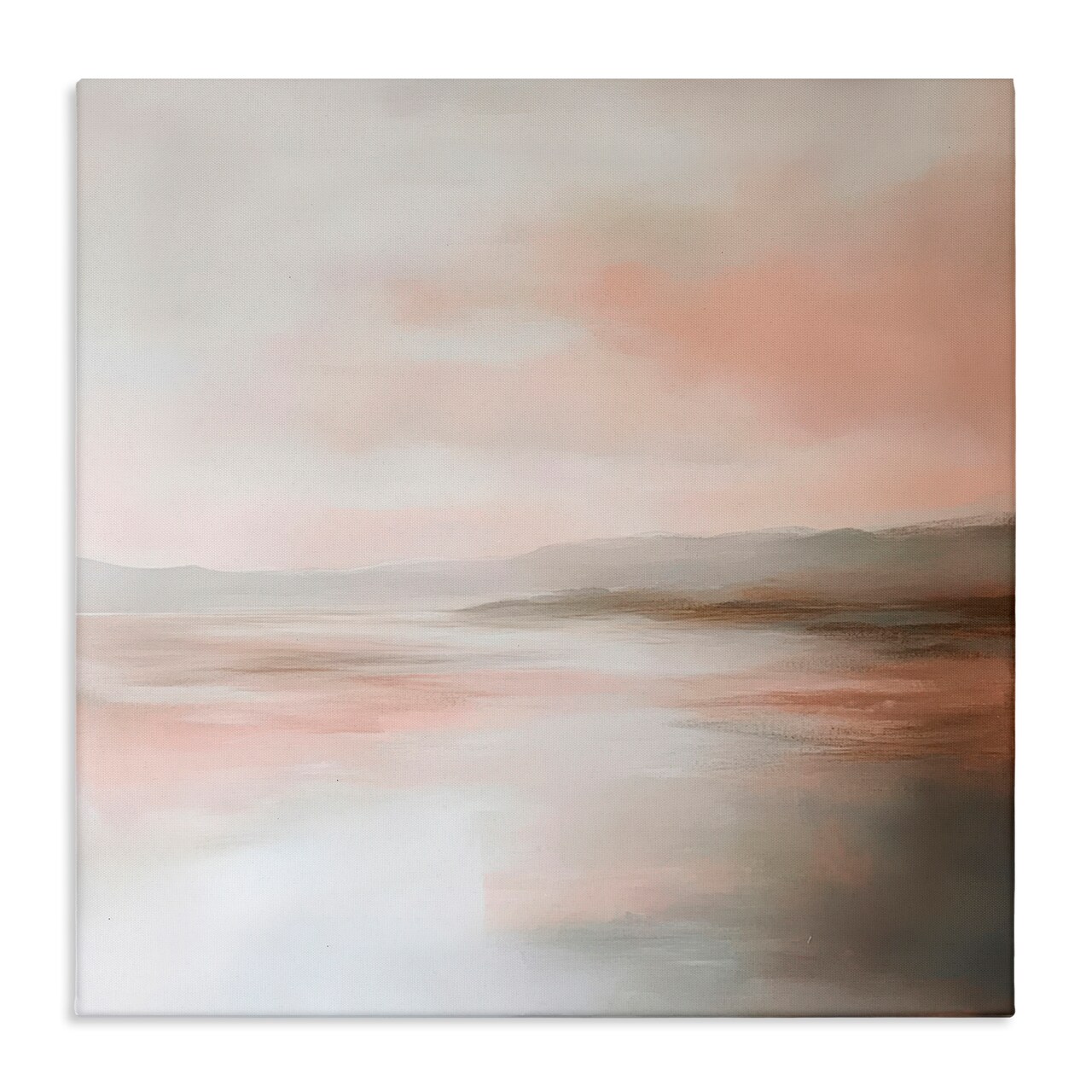 Stupell Industries Muted Landscape Abstract Coast Canvas, design by Petal Prints Design